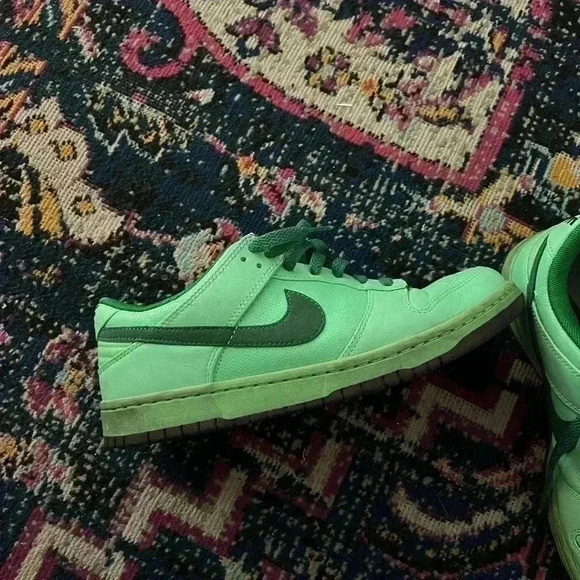 Nike Dunk Premium Basic Low Olympic Tourmaline W Green Zoom 2008 Size 9 - Picture 1 of 11